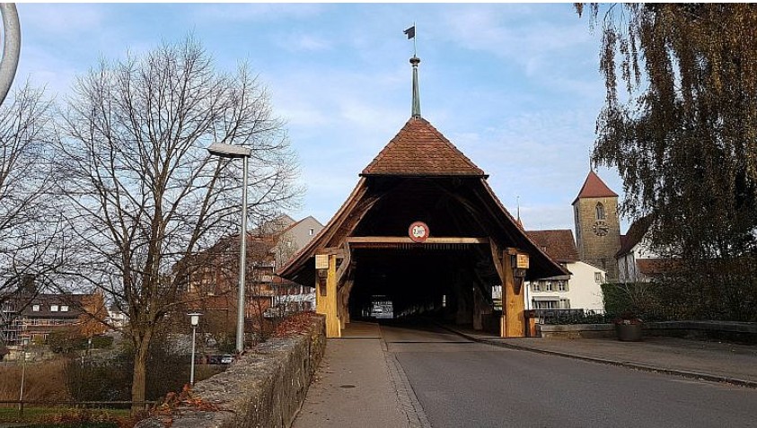 Holzbrücke Aarberg